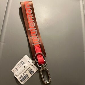 Lululemon Never Lost Keychain NWT Pink